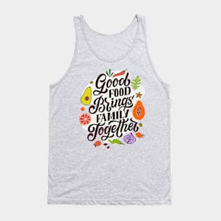 Food and Family Tank Top